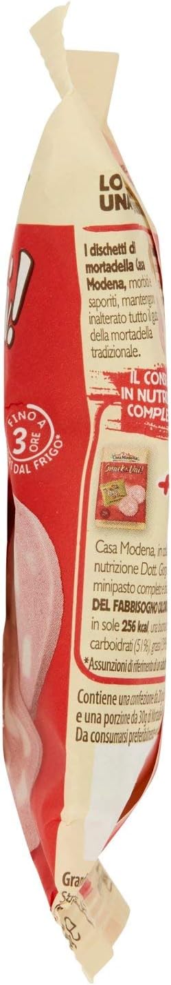 Casa Modena Liberamente Snack&Vai Mortadella e Taralli, 50g