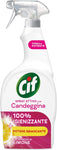 Cif Spray Attivo con Candeggina, Profumo al Limone, 650 ml, per le Superfici di Tutta la Casa e Pretrattante sui Tessuti Bianchi*, Formula con Potere Sbiancante, Adatto per Aree Dove si Cucina