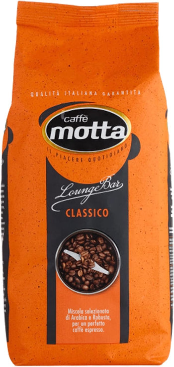 CAFFE' MOTTA Caffe in Grani 1 kg, Chicchi di Caffè Qualità Lounge Bar Espresso Classico Miscela Arabica e Robusta, Made in Italy (Espresso Classico, 1 kg)