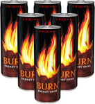 6X Burn Original - Bevanda Energetica al Gusto Morbido e Rinfrescante [6 x 250 ml] - Restyling 2022