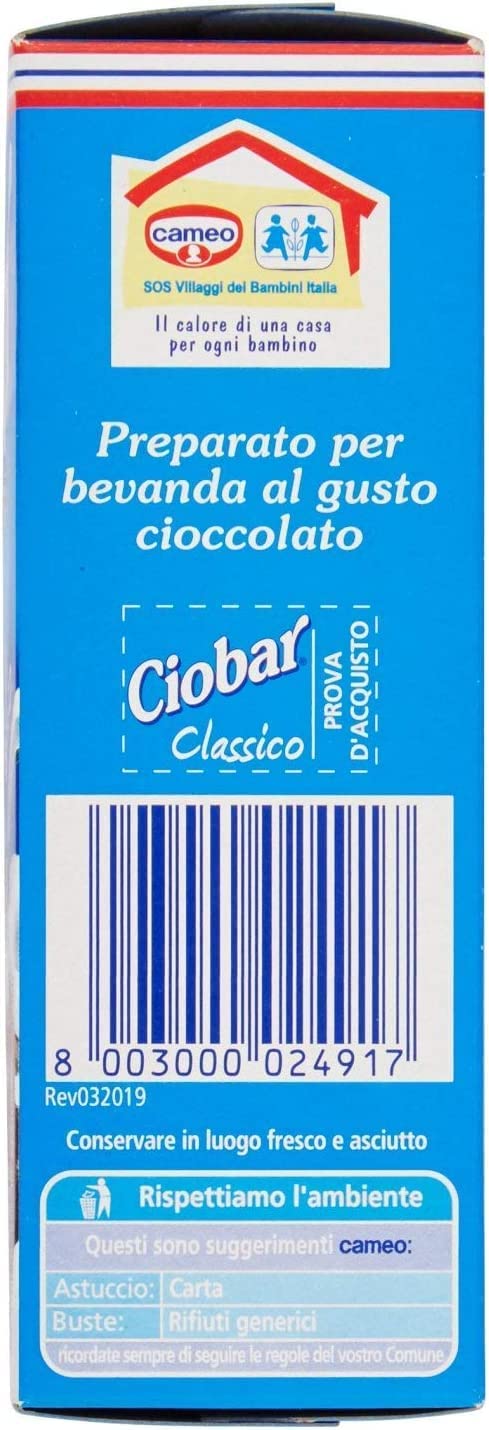 Cameo Classico Ciobar (125g) - 3 Pacchi da 125g - [375g]