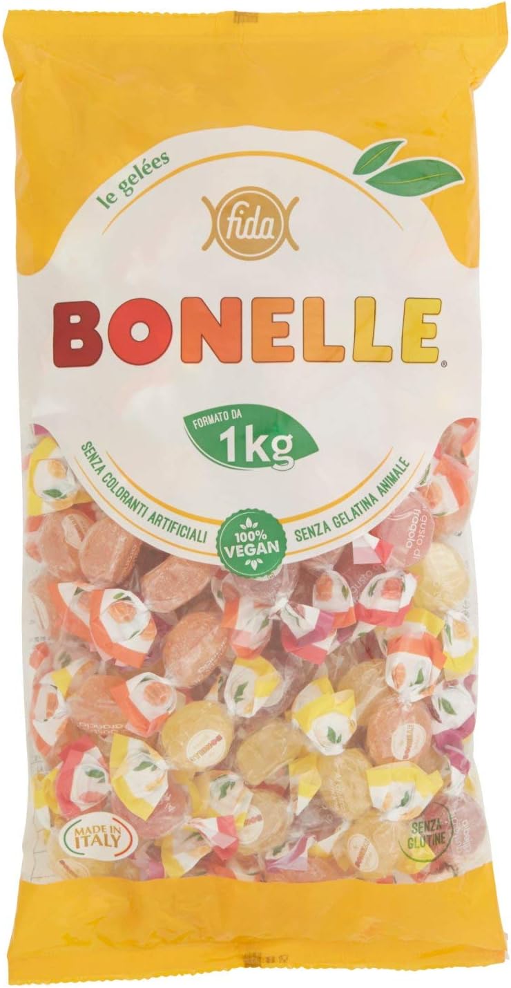 Bonelle Caramelle le Gélees ai Gusti di Frutta, 1kg