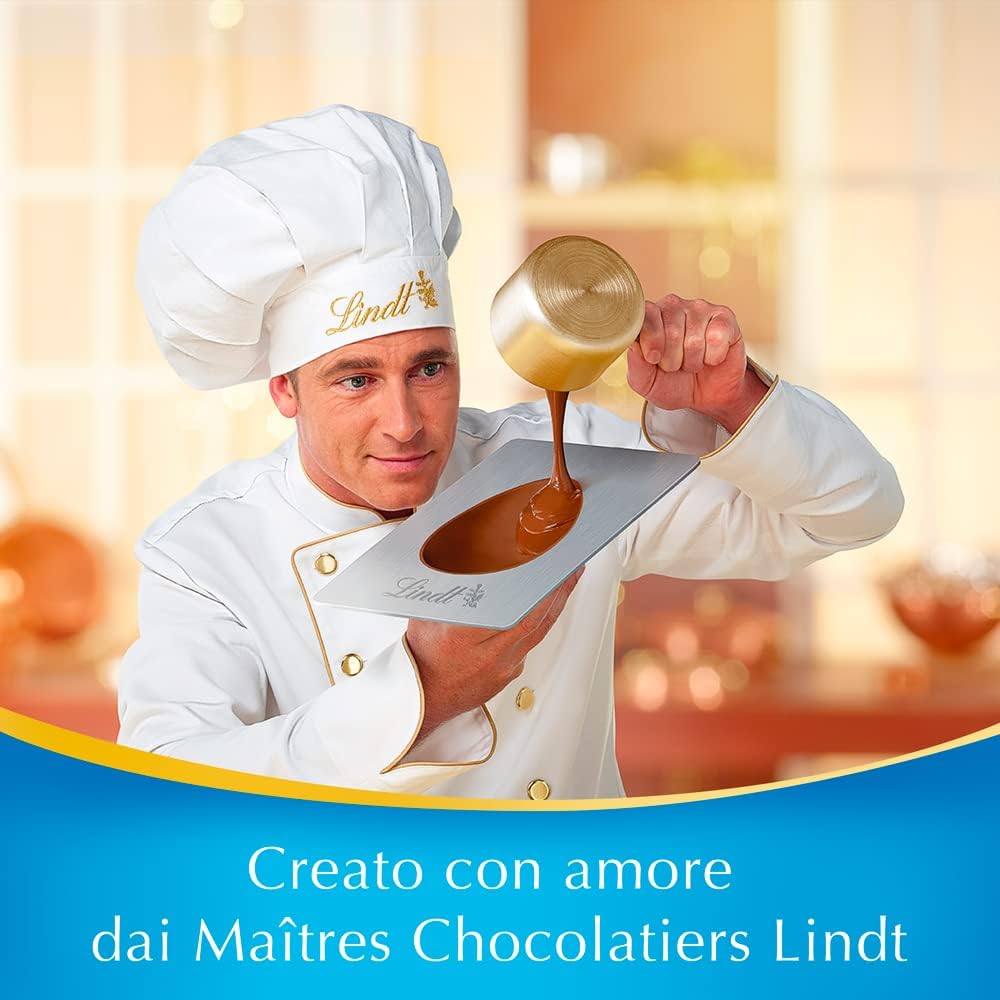 Lindt Uova di Cioccolato al Latte Pasqua, Uovo al Cioccolato al Latte con Sorpresa, 240g