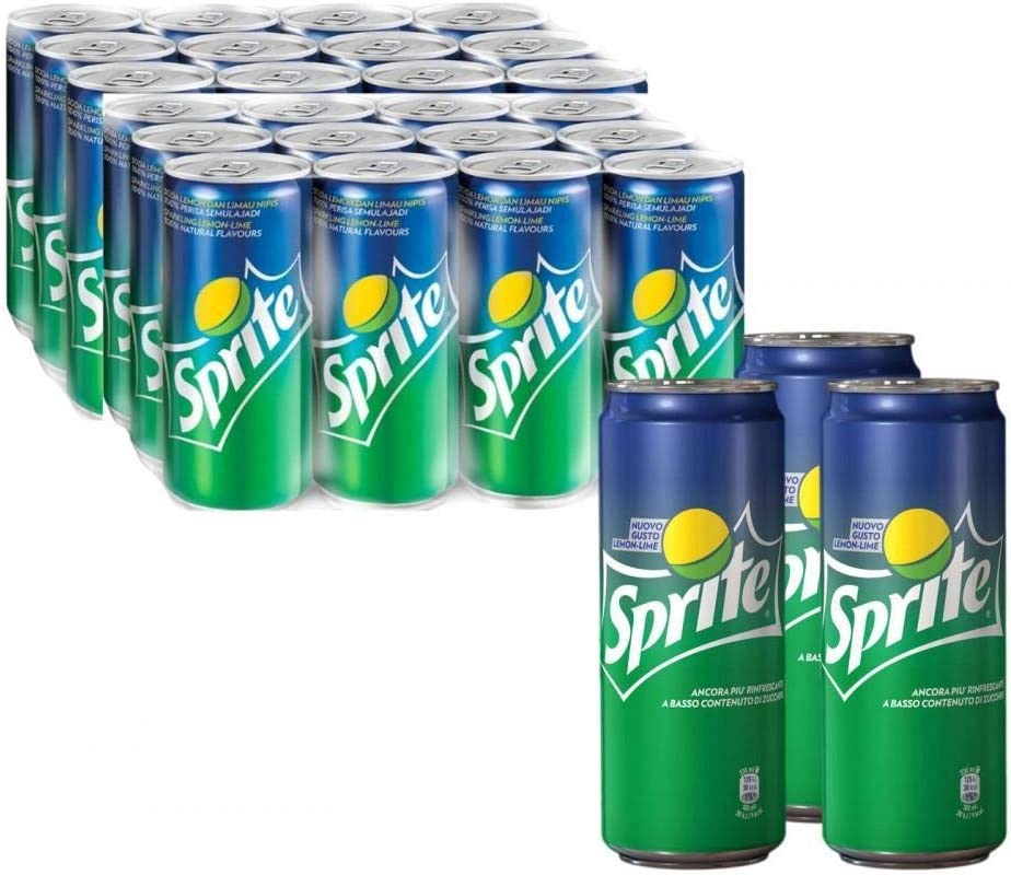 Sprite Bibita Gassata 330 Ml X24-(Lattina)