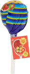 Chupa Chups Lecca Lecca Mega Gigante, Contenente 10 Lollipop Gusti Assortiti Fragola, Arancia, Mela, Ciliegia, Anguria, Limone, Ottimo come Idea Regalo, 1 Pezzo