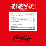 Coca-Cola Zero Zuccheri – 1 Bottiglia da 1.5 L, Tutto il Gusto della Formula Coca-Cola Senza Calorie, in bottiglia PET 100% Riciclabile, Bevanda Analcolica con Edulcoranti