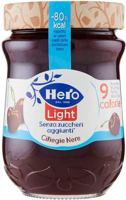 Hero Light Marnellata di ciliegie nere spalmabile light 280 g