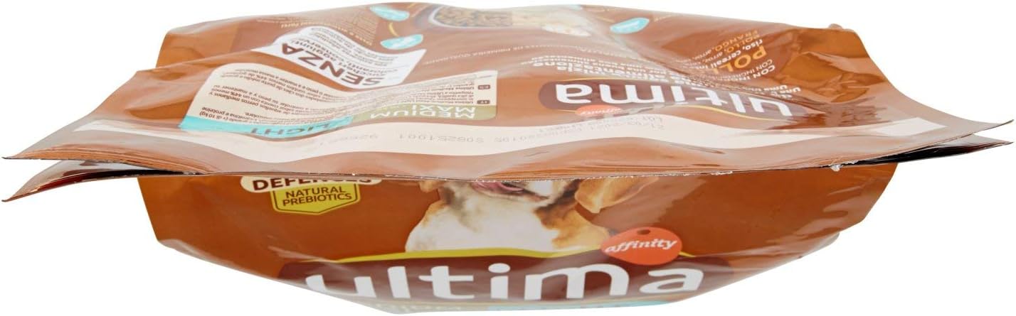 Ultima Cibo per Cani Medium Maxi Light con Pollo, 2200g