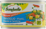 MIX DI ORTAGGI TRIVOGLIO BONDUELLE PISELLI PATATE E CAROTINE GIA' COTTE INSALATA