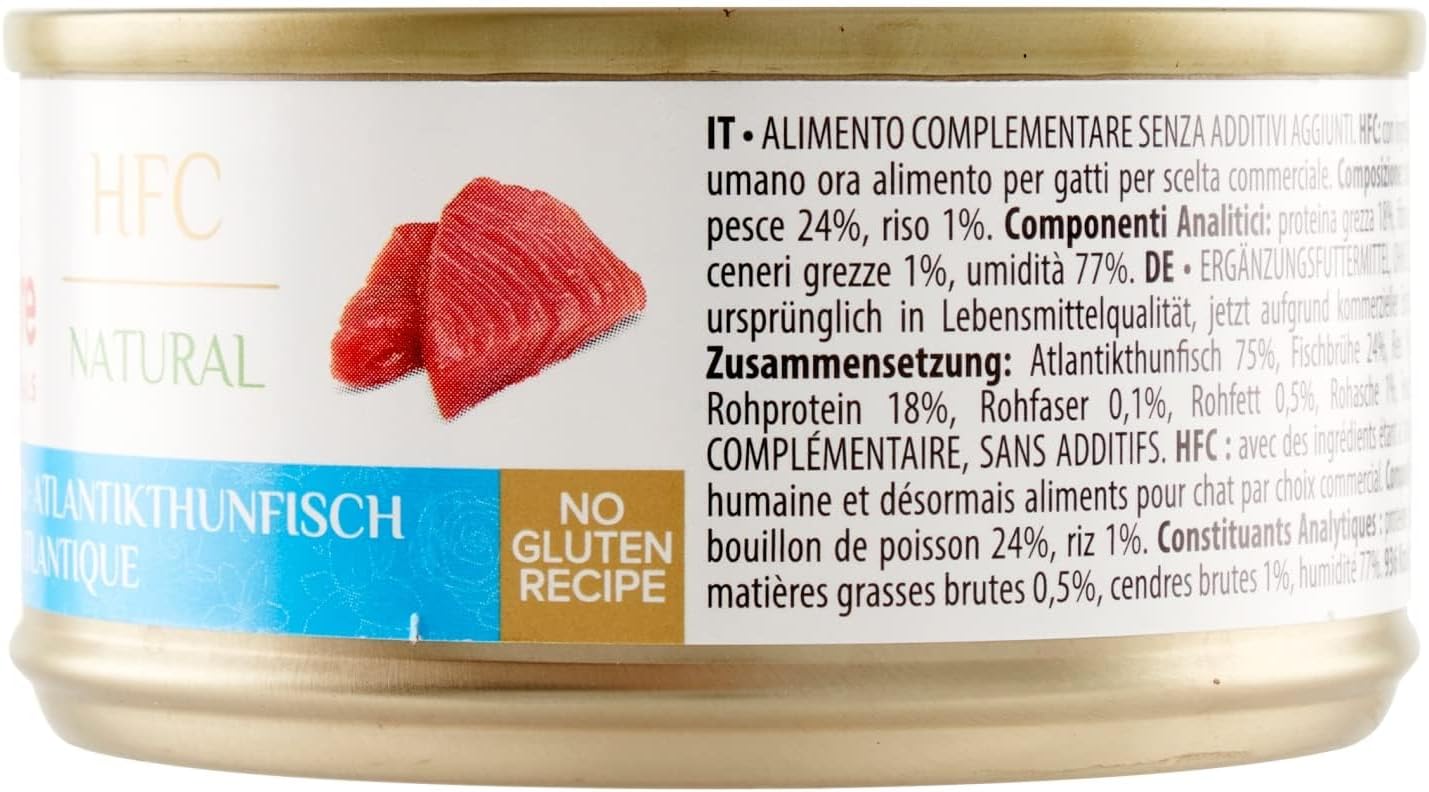 almo nature Tonno dell'Atlantico per Gatti, 70g