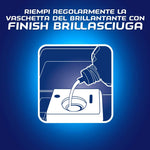 Finish Brillantante Addittivo Lavastoviglie, Regular, 250 ml, Confezione da 4