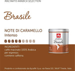 Illy, Confezione Regalo Albero di Natale - Tre barattoli di Caffè Macinato - Tostato Classico, Arabica Selection Brasile, Arabica Selection Etiopia- 3 confezioni da 125, Totale 375 grammi