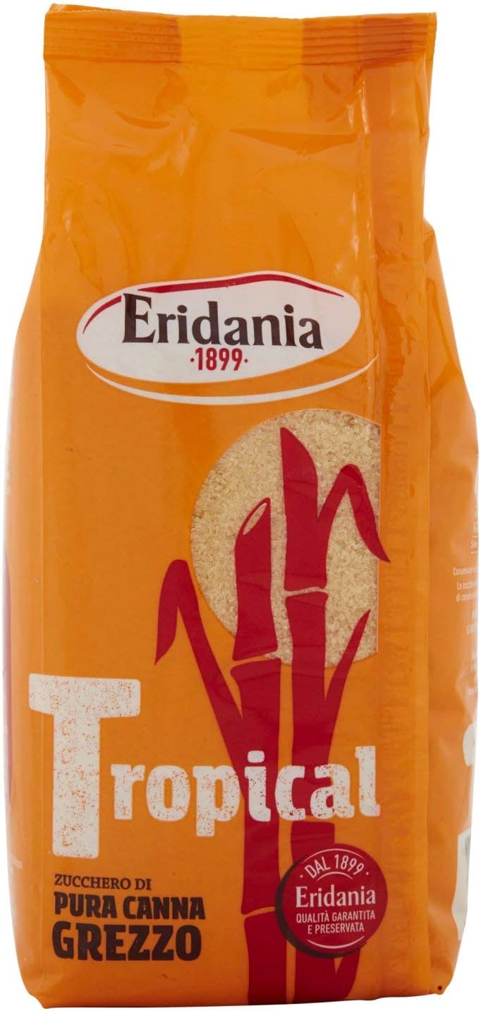 Eridania Tropical Zucchero Bruno di Pura Canna, 1kg