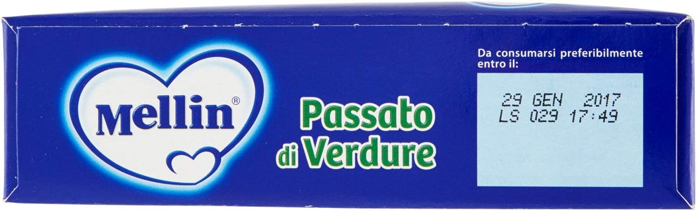 Mellin Passato di verdure 8 bustine monodose 104 g