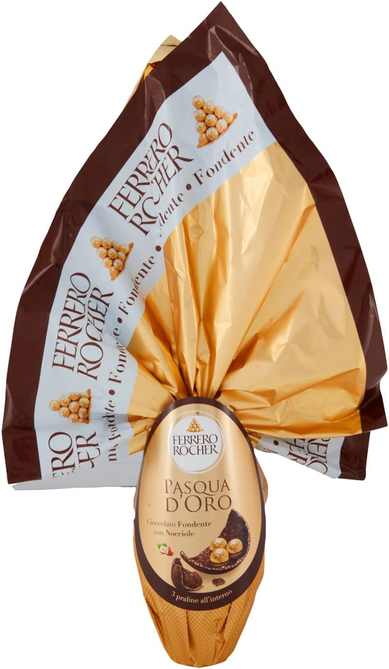 Ferrero Rocher Pasqua d'Oro Cioccolato Fondente con Nocciole 212,5 g