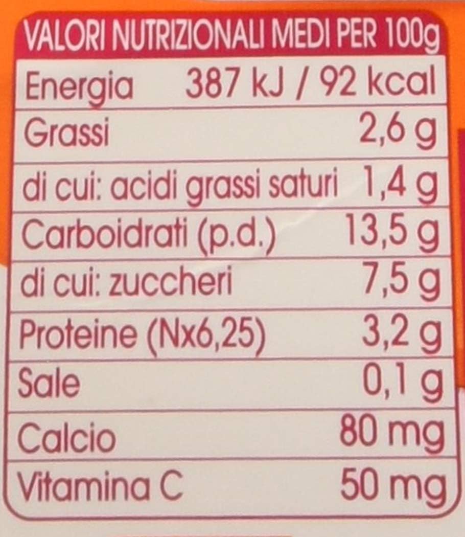 Plasmon Omogeneizzato La Merenda dei Bambini Yogurt e Biscotto 120gr 24 Vaschette Con materie prime selezionate, Ricetta golosa preparata con cura