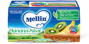 Mellin Omogeneizzato Gusto Banana-Kiwi 6 Vasetti x100g