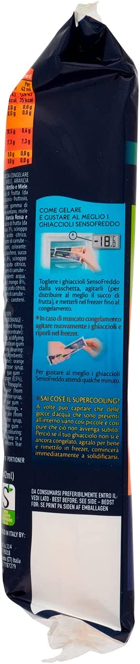 Dolfin Senso Freddo Green 10 Mirtillo E Miele, Arancia E Zenzero, Mango, Ananas, 420ml