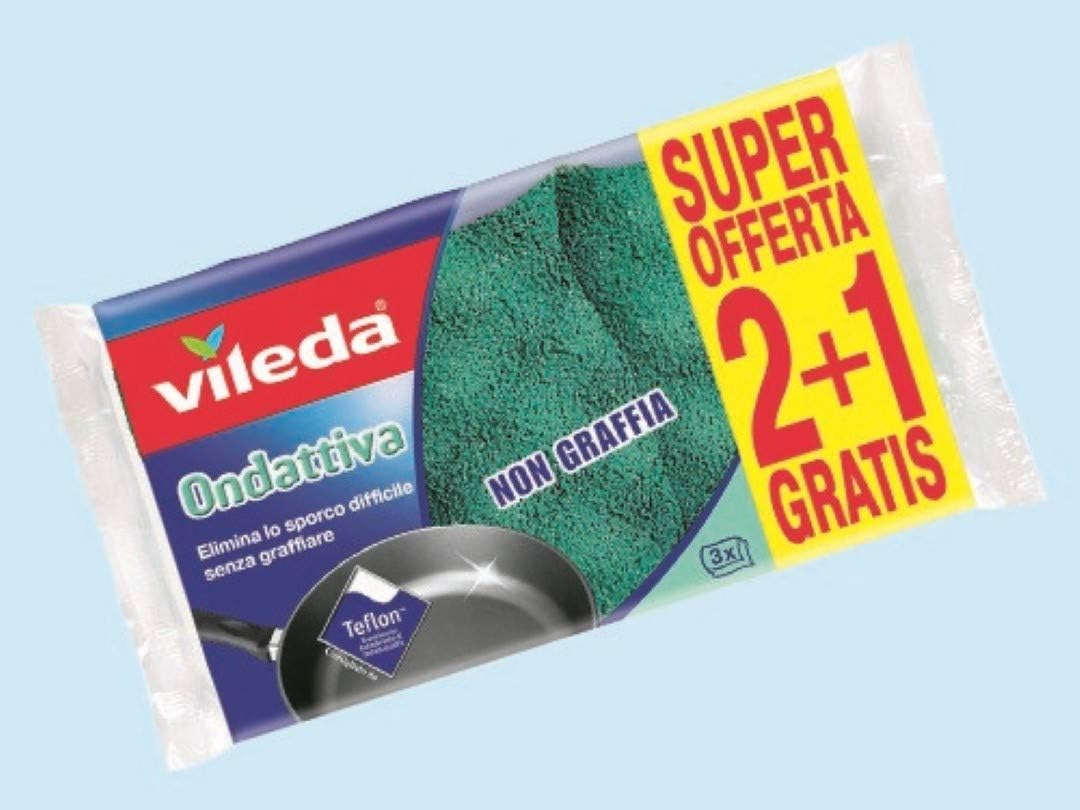 28 x VILEDA Spugna Ondattiva 2 Pezzi