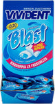 Vivident Fresh Blast, Chewing Gum Ripieno, Senza Zucchero, Gusto Menta, Senza Glutine, Confezione da 200 Gomme da Masticare