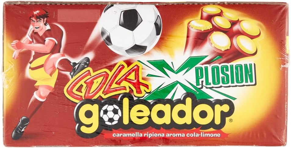 Goleador Xplosion Cola, Caramelle Gommose Ripiene, Gusto Cola, Box da –  Raspada