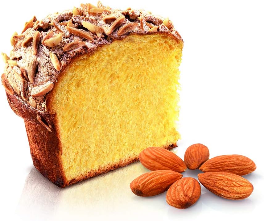 Colomba Pasquale "Colombadoro" Deliziosa Colomba Senza Canditi Con Copertura Di Mandorle E Granella Di Zucchero 1 kg