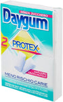 Daygum Protex Gomme da Masticare Senza Zucchero, Chewing Gum Gusto Menta, Formato Scorta da 12 Astucci (6 Confezioni da 2)