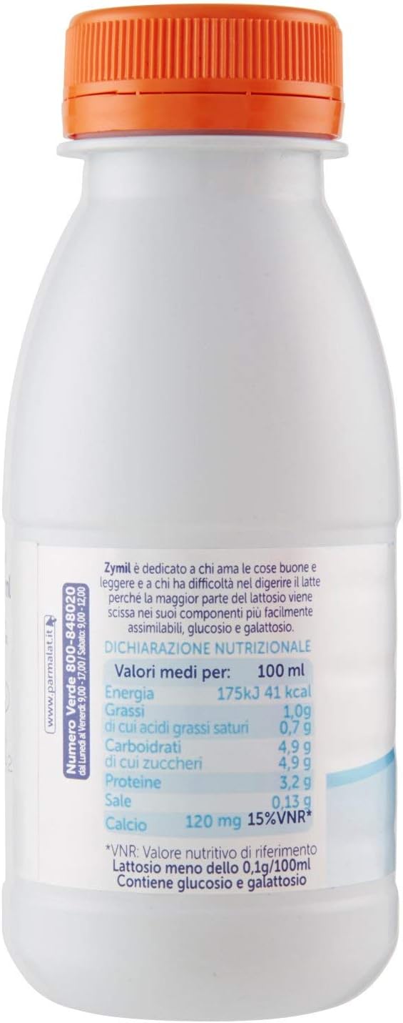 Zymil Zymil Alta Digeribilità Senza Lattosio Buono Digeribile 250 Ml, 1 x 250 ml