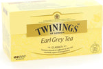 Twinings, Earl Grey Tea, Miscela di Tè Neri Selezionati con Aroma al Bergamotto, Gusto Morbido e Bilanciato, Infusi e Tisane, Confezione da 25 Filtri