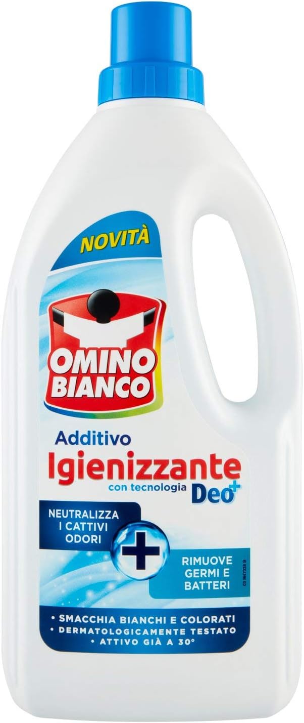 Omino Bianco Disinfettante Liquido - 4 pezzi da 900 ml [3600 ml]