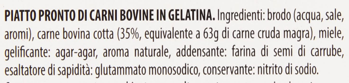 Montana la Classica Italiana Carne Magra in Gelatina - 4 Lattine x 90 gr (360 gr)