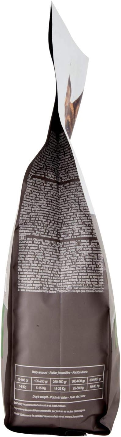 Migliorcane - Alimento Completo Per Cani Adulti, Con Pollo E Riso - 3000 G