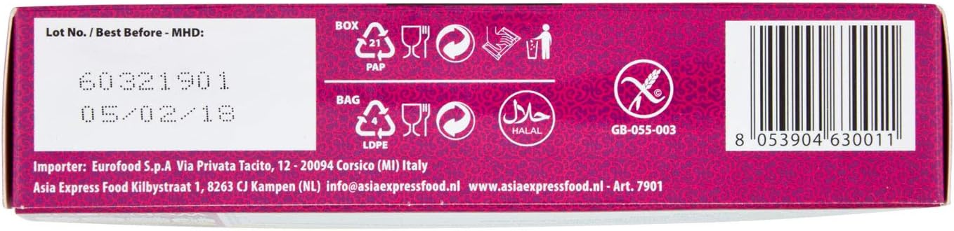 WokFoods Linguini Konjac Japanese Classic Food Gluten Free / Preparato Alimentare con Farina di Konjac Classico Cibo Giapponese - 2 x 200 Gram