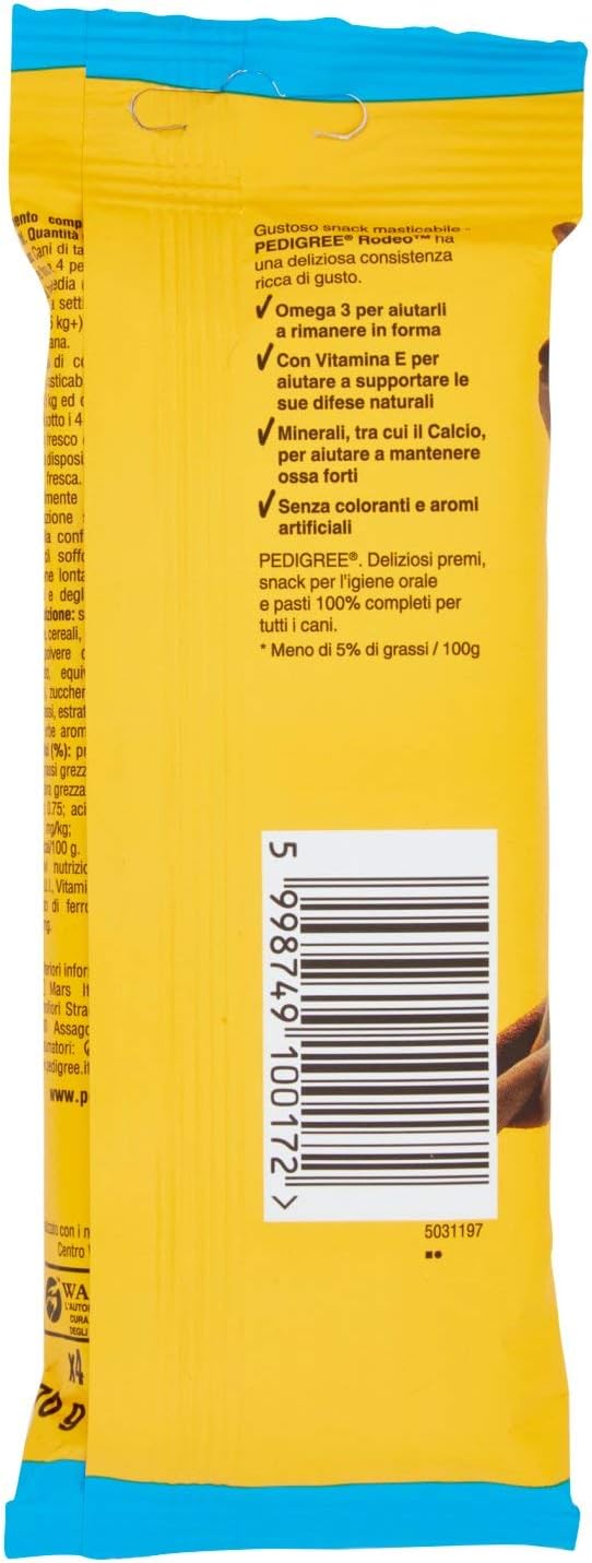 Pedigree Ropper Saporite Trecce Masticabili con Manzo - 4 Pezzi (70 gr)