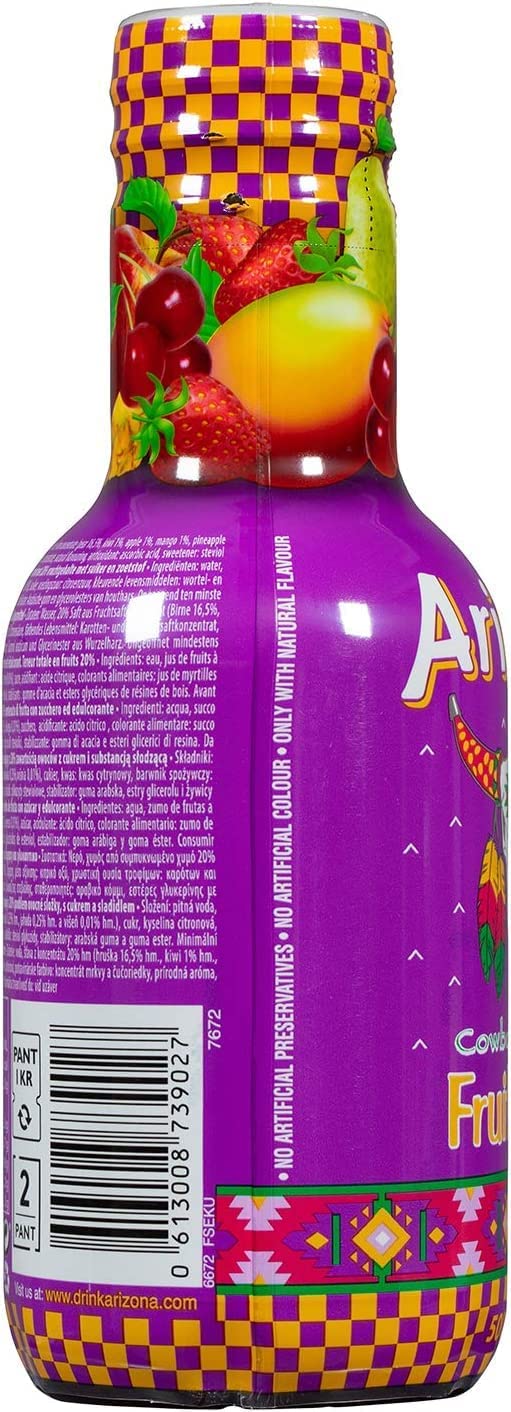 Arizona - Fruit Punch - Cowboy Juice Cocktail 500 ml [Special Edition] - Succo di Frutta Assortito - Novità
