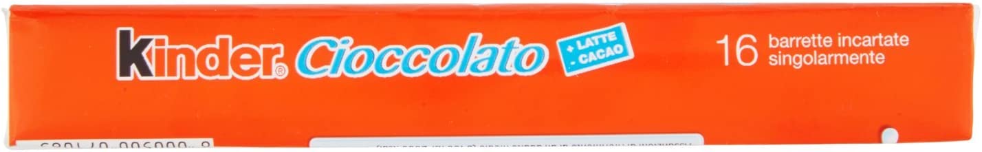 Kinder Cioccolato - 5 confezioni da 16 Pezzi