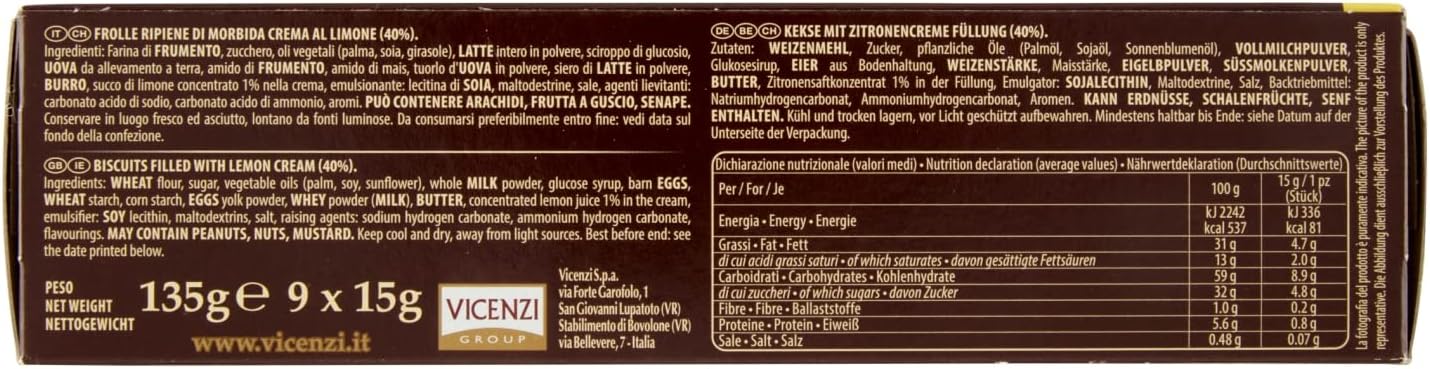 Grisbì Limone, 9 x 15g