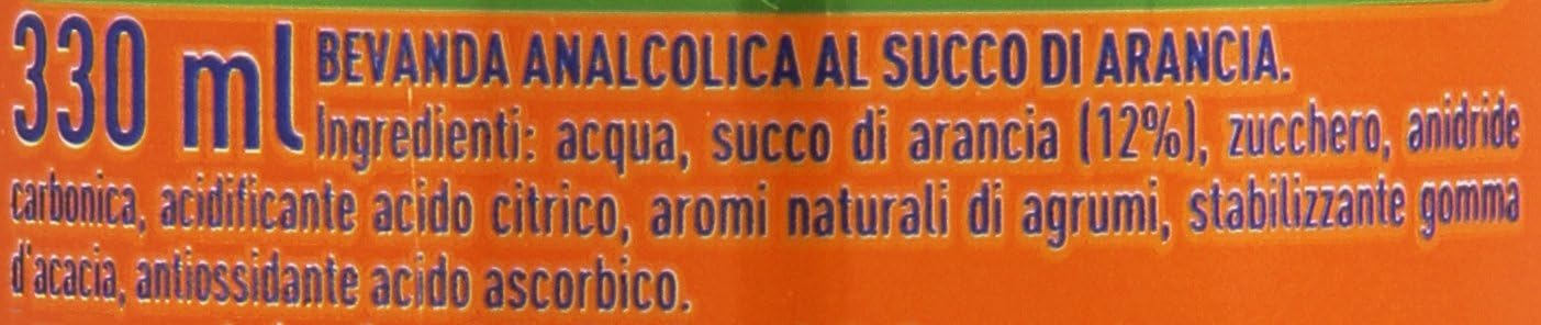 Fanta - Bevanda analcolica, Al succo di Arancia - 24 pezzi da 330 ml [7920 ml]