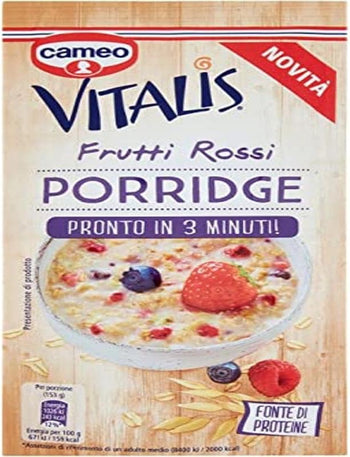 Vitalis CAMEO VITALIS PORRIDGE FRUTTI ROSSI 53G