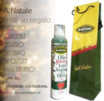 Olio extravergine di oliva (2 flaconi) e aromatizzato all'aglio (1 flacone)
