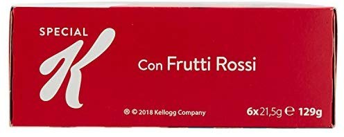 Barrette di Cereali - Kellogg's Special K - Frutti Rossi - 6 pz - Kellogg's  