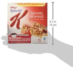 Kellogg's - Barrette di cereali, con Frutti Rossi - 6 pacchetti