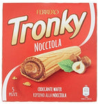 Kinder Ferrero Tronky Croccanti Wafer alla Nocciola - 10 confezioni da 5 barrette