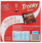 Kinder Ferrero Tronky Croccanti Wafer alla Nocciola - 90 gr, Confezione da 5
