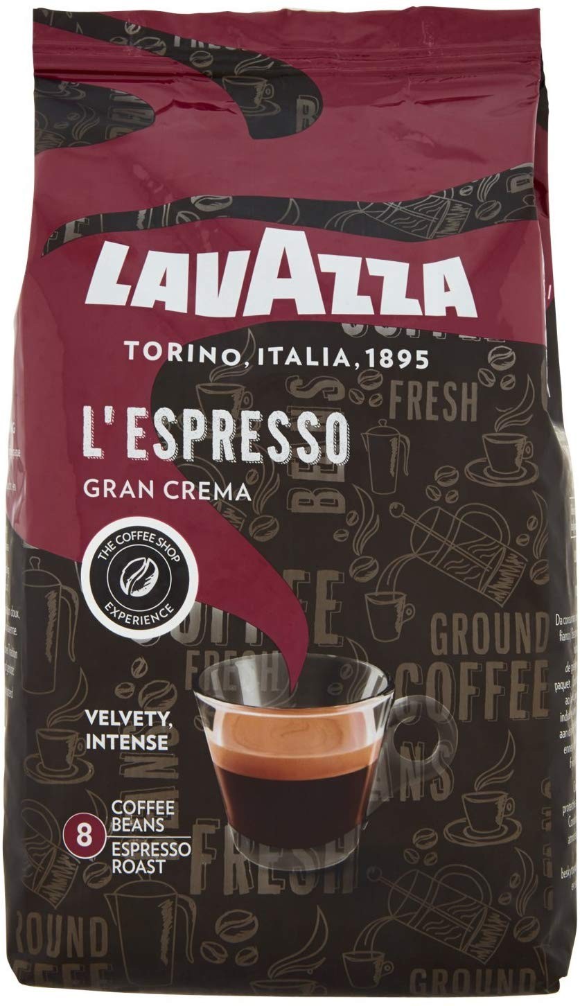 Lavazza Caffè in Grani per Macchina Espresso Qualità Rossa - Confezione da 1 Kg