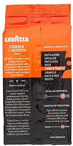 Lavazza Caffè Macinato Crema e Gusto Forte - 10 Confezioni da 250 gr [2.5 Kg]