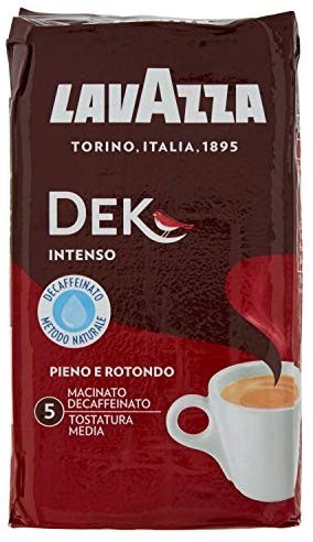 Lavazza Caffè Macinato Decaffeinato Dek Intenso - 250 grammi