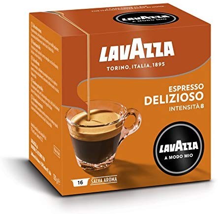Lavazza Capsule Caffè A Modo Mio Espresso Delizioso - 2 confezioni da 16 capsule [32 capsule]