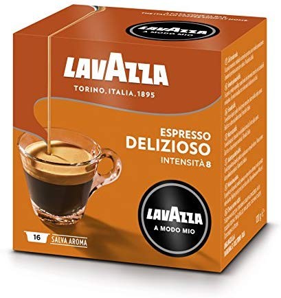 Lavazza Capsule Caffè A Modo Mio Espresso Delizioso - 2 confezioni da 16 capsule [32 capsule]