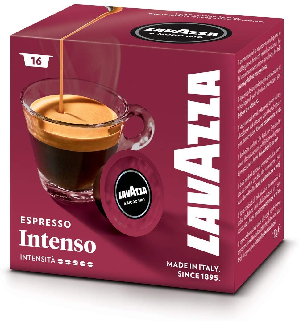 Lavazza Capsule Caffè A Modo Mio Espresso Intenso - 2 confezioni da 16 capsule [32 capsule]